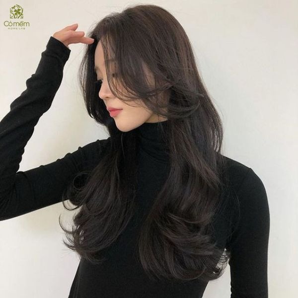 Kiểu tóc mái thưa Hàn Quốc