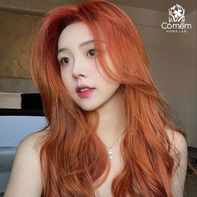 tóc màu nâu cam