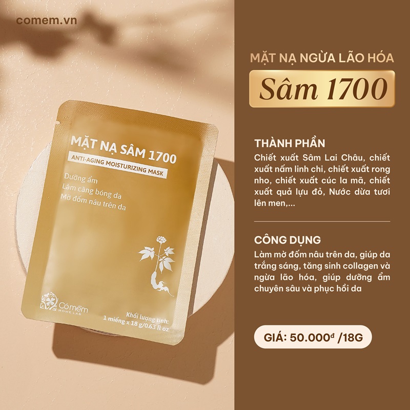 mặt nạ sâm 1700