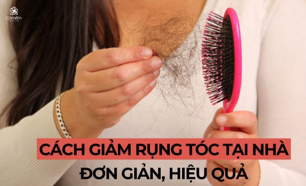 cách giảm rụng tóc tại nhà