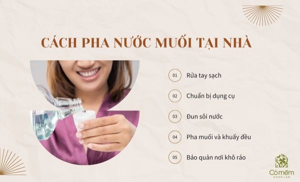 nước muối sinh lý súc miệng