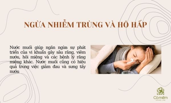 nước muối sinh lý súc miệng