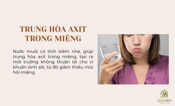 nước muối sinh lý súc miệng