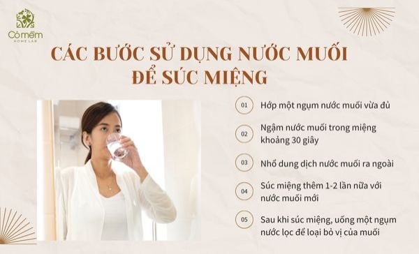 nước muối sinh lý súc miệng