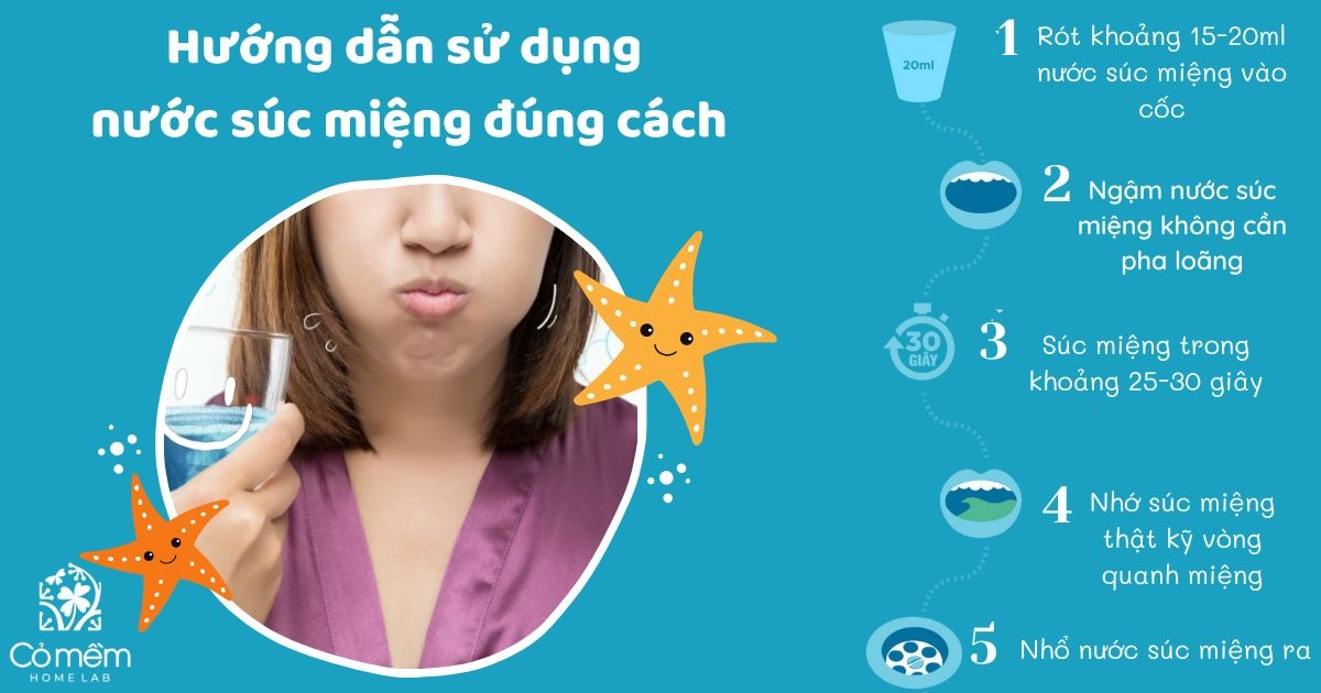 cách sử dụng nước súc miệng