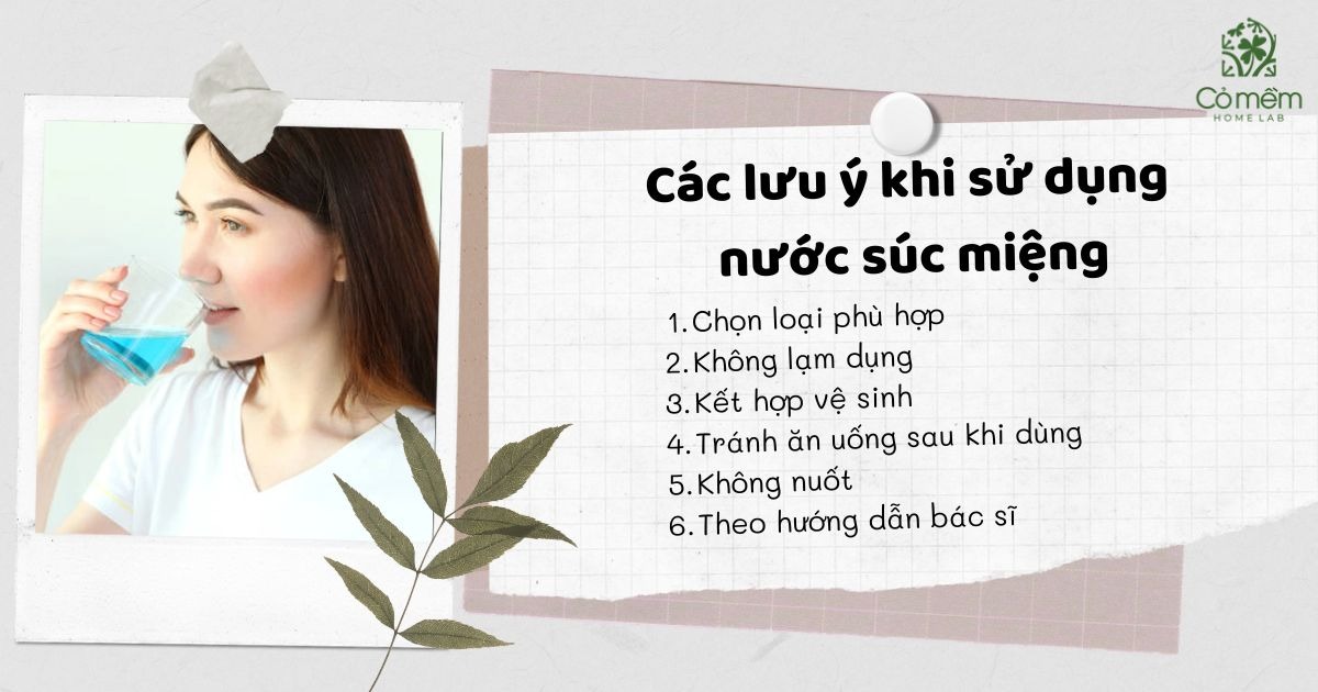 cách sử dụng nước súc miệng