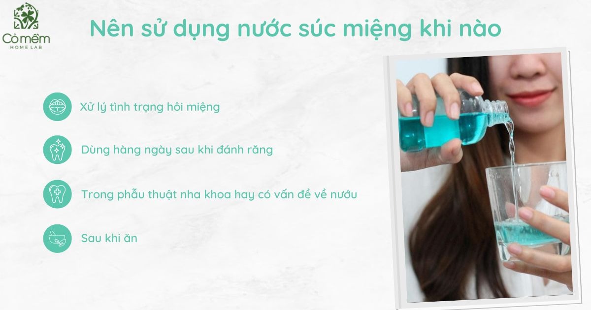 cách sử dụng nước súc miệng