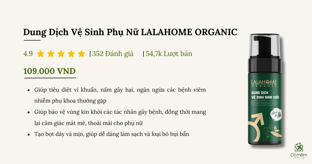 dung dịch vệ sinh phụ nữ sau sinh