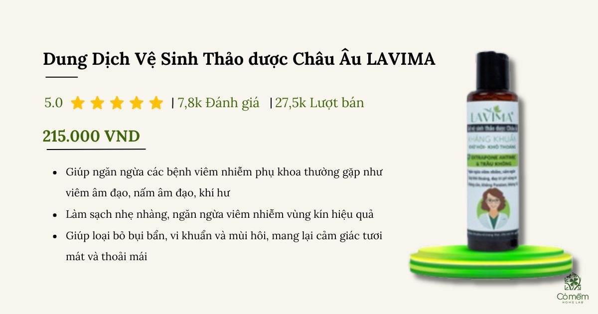 dung dịch vệ sinh phụ nữ sau sinh