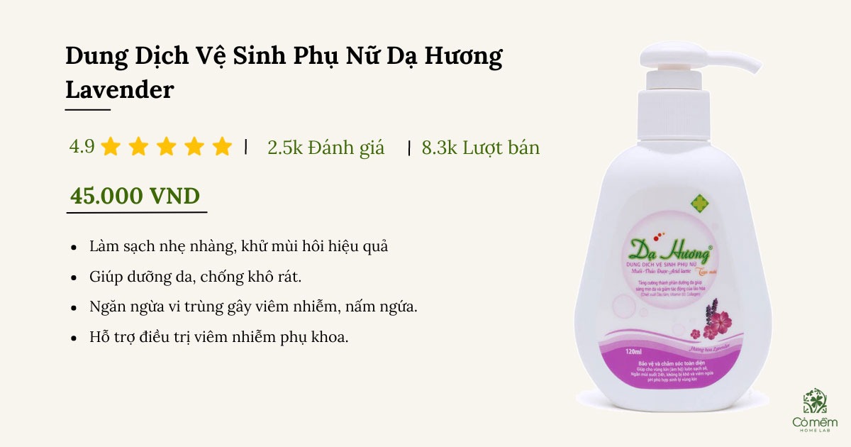 dung dịch vệ sinh thơm nhất