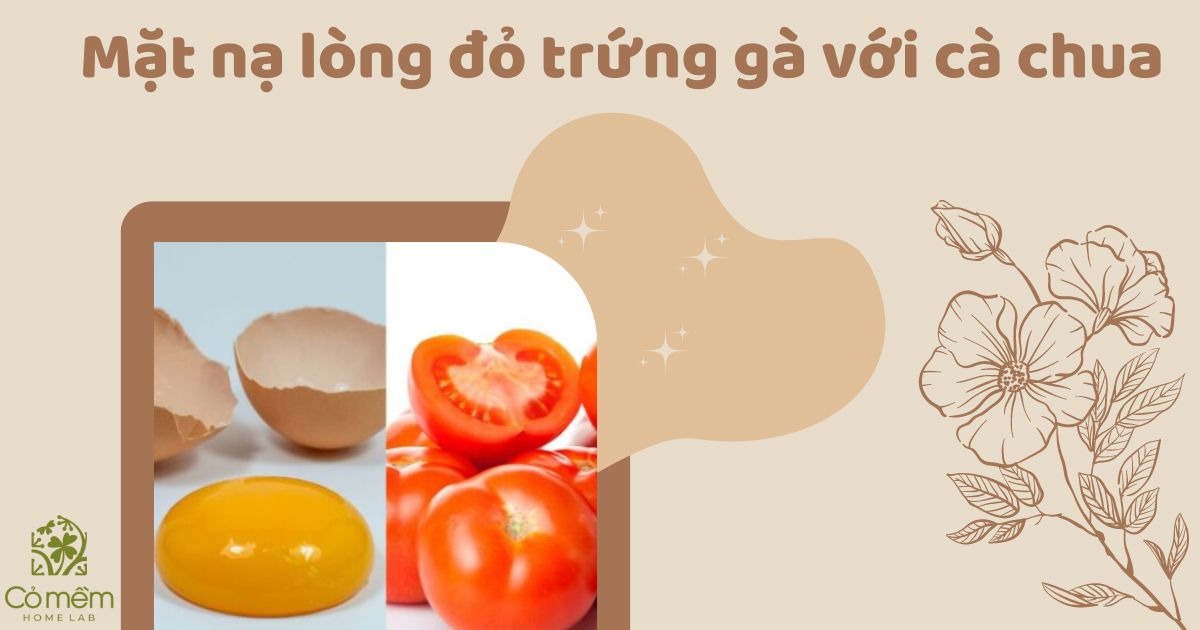 mặt nạ lòng đỏ trứng gà trị nám