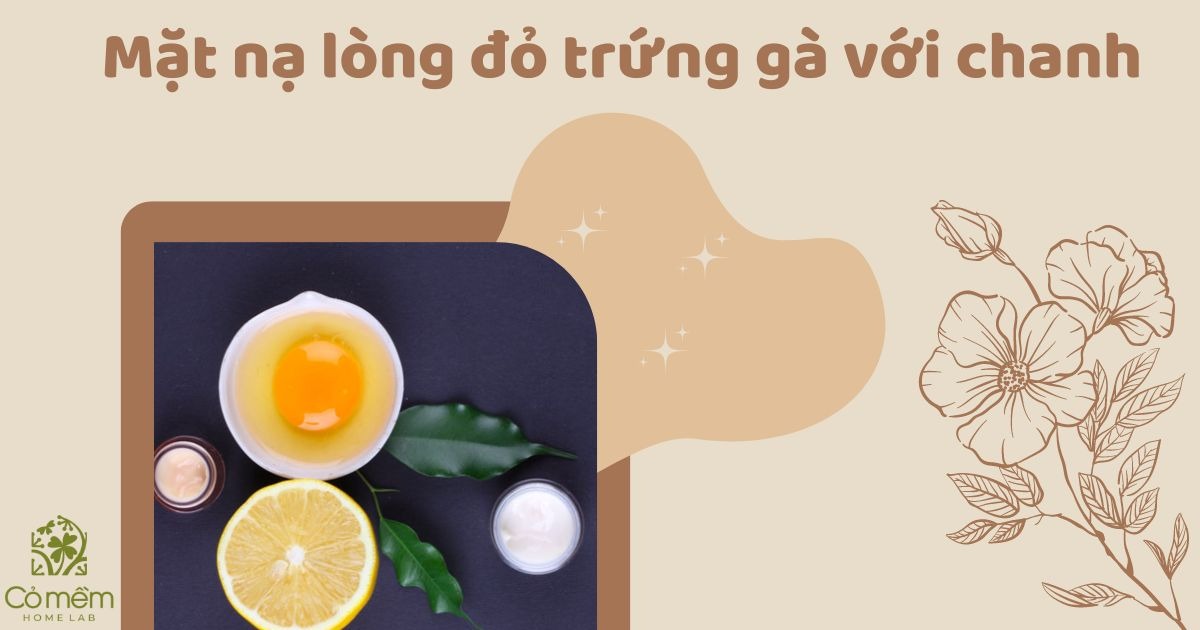 mặt nạ lòng đỏ trứng gà trị nám