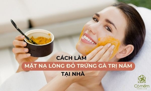 mặt nạ lòng đỏ trứng gà trị nám