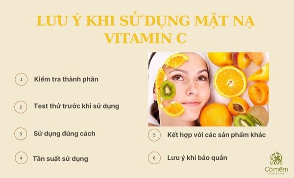 mặt nạ vitamin C có tác dụng gì