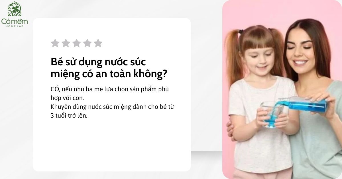 nước súc miệng cho bé