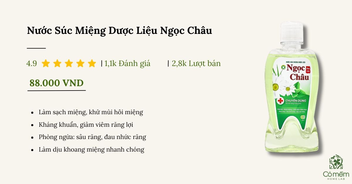 nước súc miệng cho bé