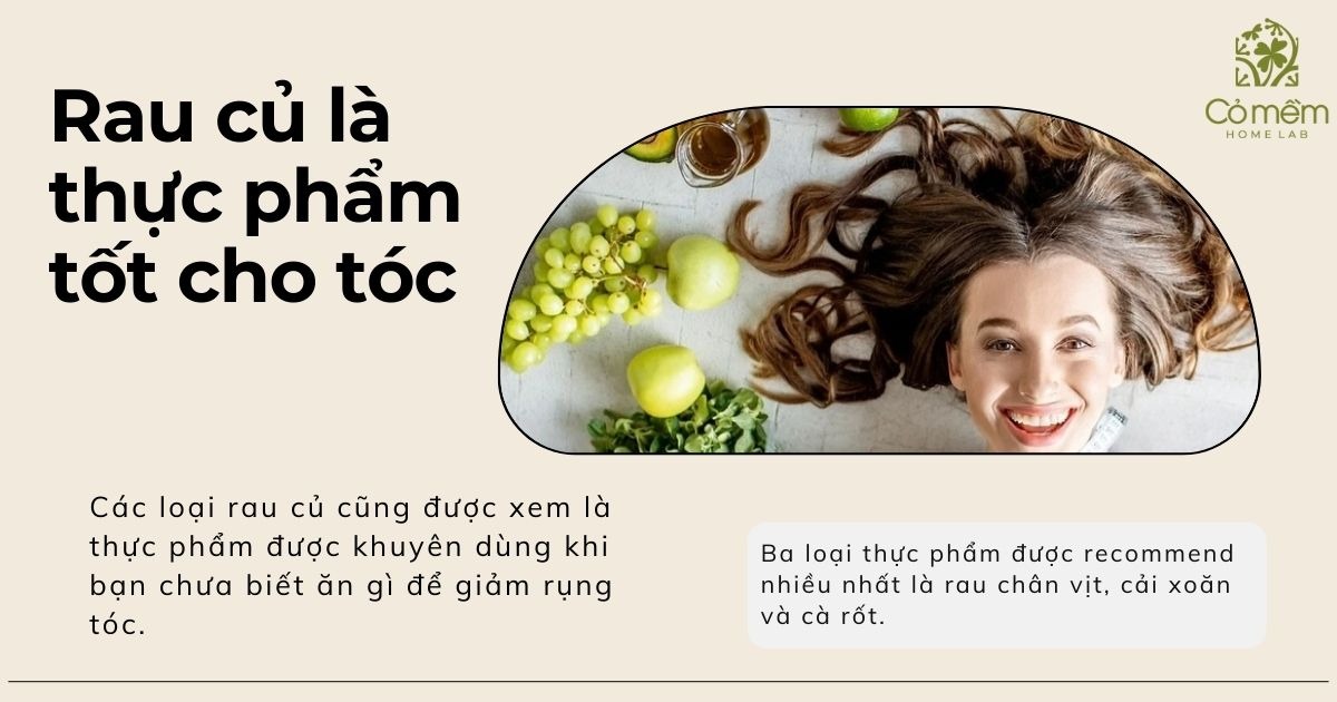 rụng tóc nên ăn gì 