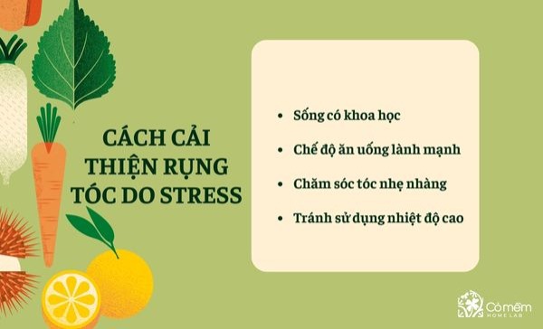 stress gây rụng tóc