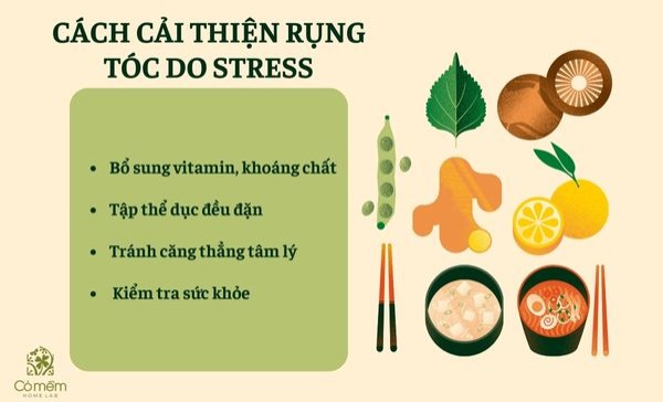 stress gây rụng tóc