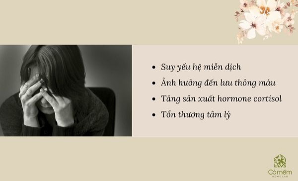 stress gây rụng tóc