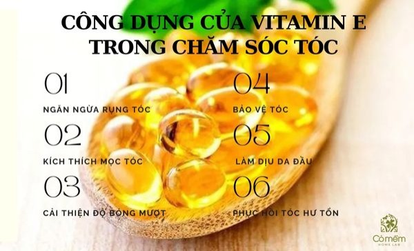 uống vitamin e có giảm rụng tóc không