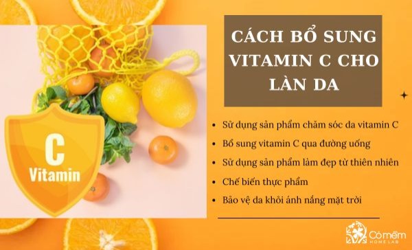 vitamin C có tác dụng gì với da mặt 