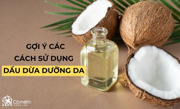 dầu dừa dưỡng da