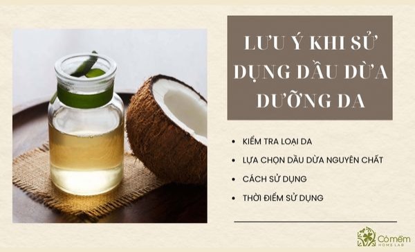 dầu dừa dưỡng da