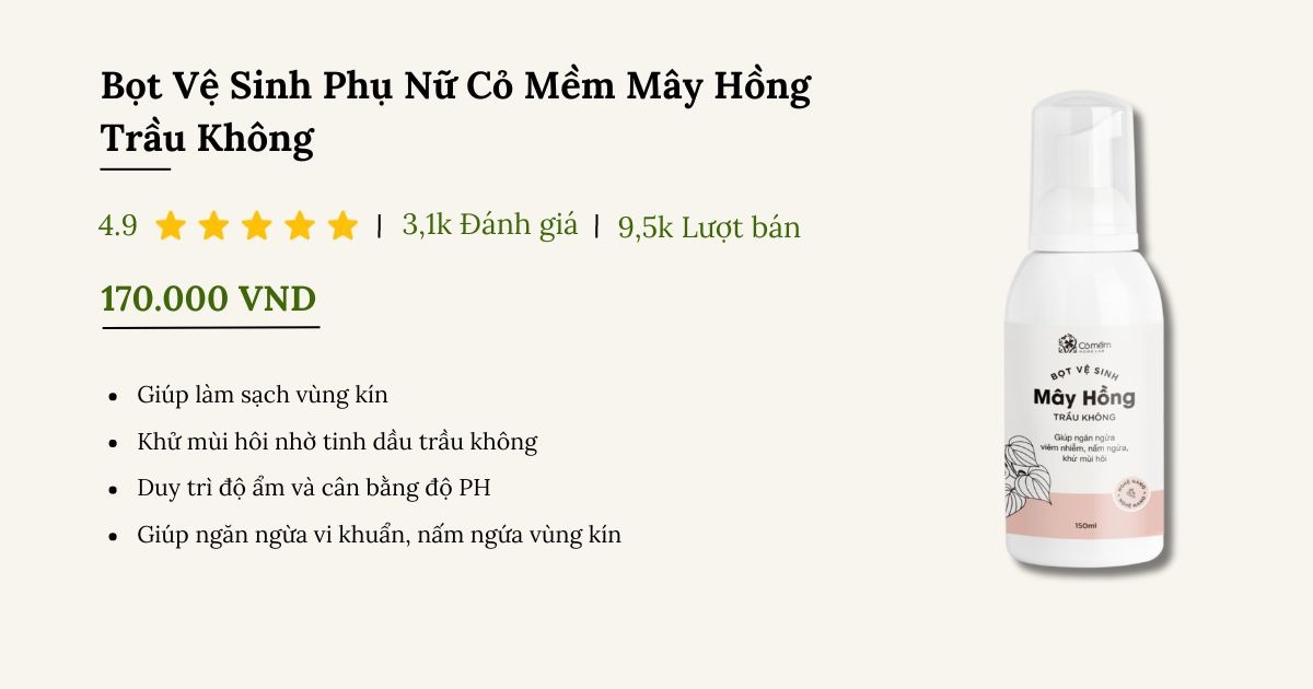 dung dịch vệ sinh phụ nữ sau sinh