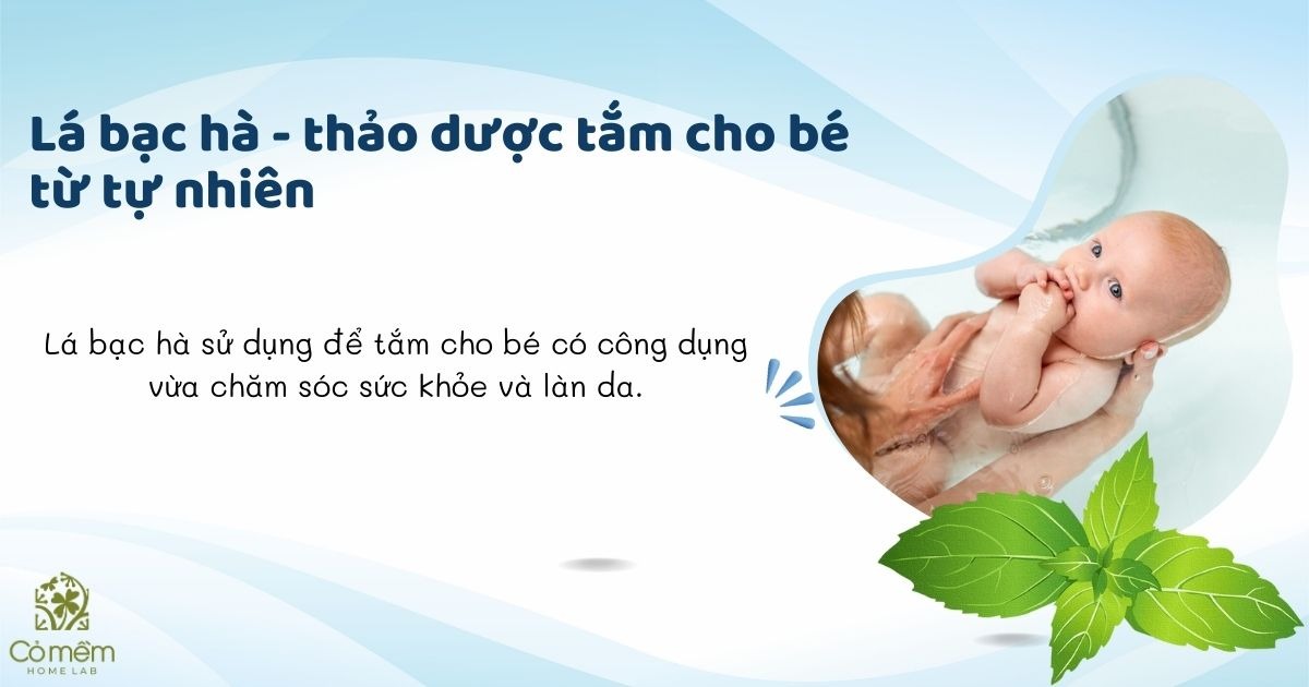 lá tắm cho bé