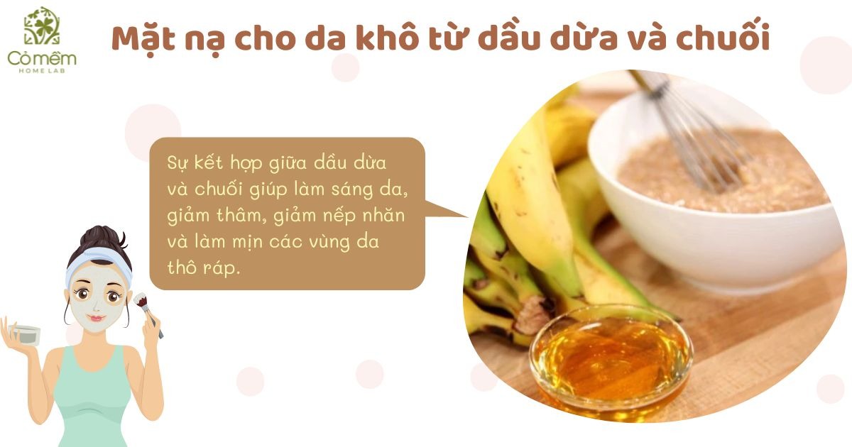 tác dụng của dầu dừa với da mặt