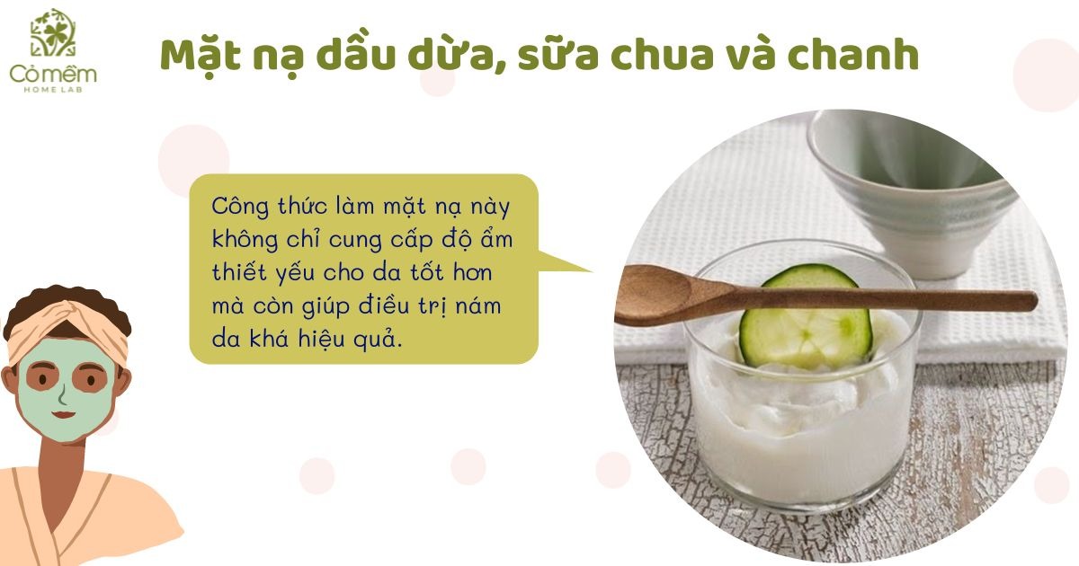 tác dụng của dầu dừa với da mặt