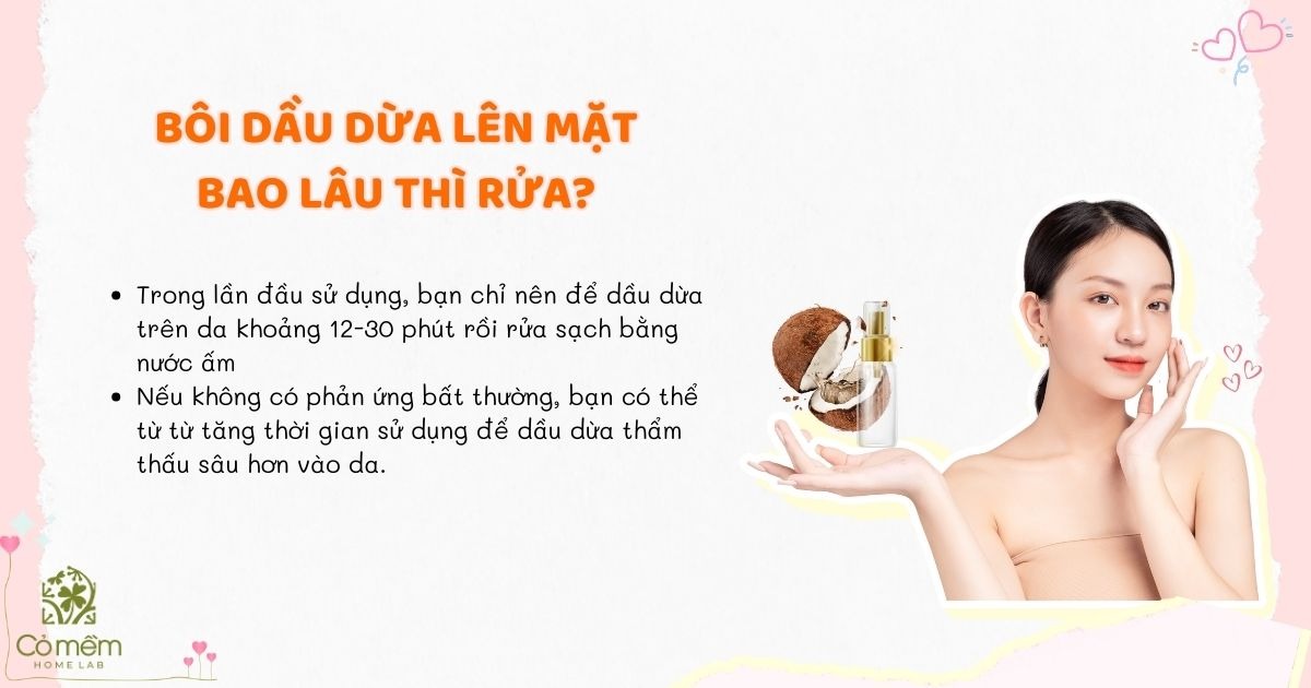 tác dụng của dầu dừa với da mặt