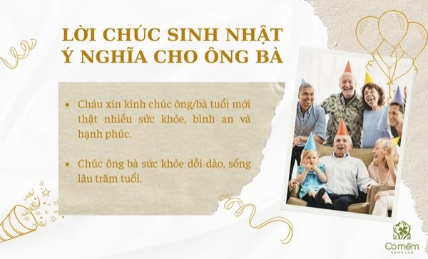 lời chúc sinh nhật người thân