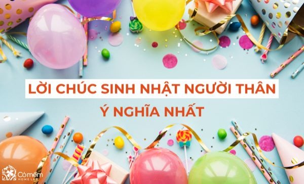 lời chúc sinh nhật người thân