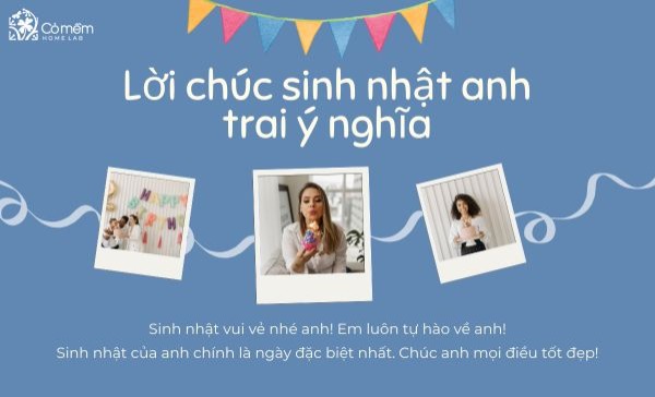 lời chúc sinh nhật anh trai