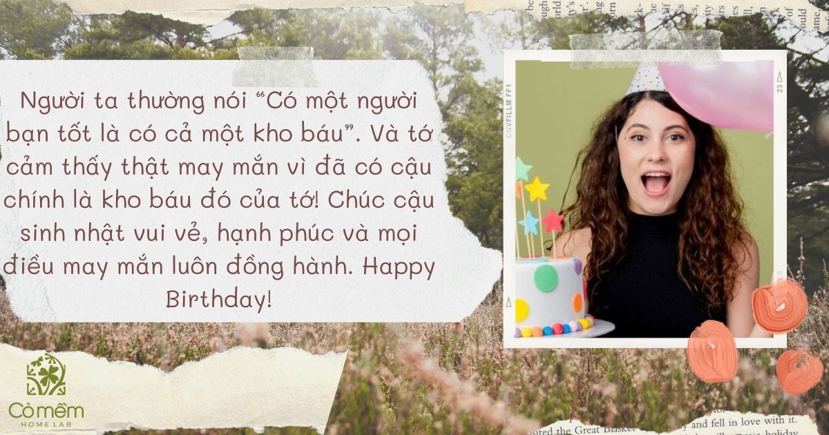 Lời chúc sinh nhật bạn thân