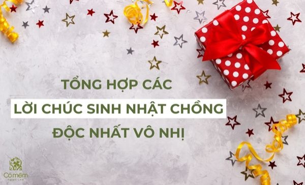 Lời chúc sinh nhật chồng