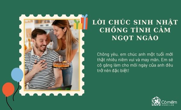 Lời chúc sinh nhật chồng