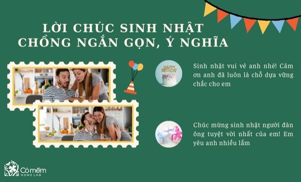 Lời chúc sinh nhật chồng