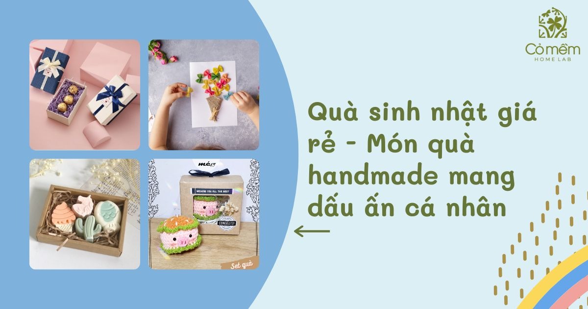 MUA SET QUÀ TƠ TẰM CỎ MỀM 