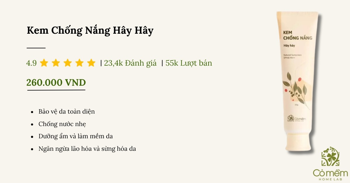 kem chống nắng cho da dầu mụn