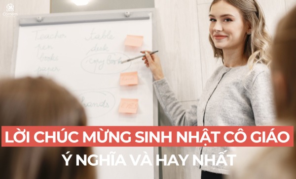 Lời chúc mừng sinh nhật cô giáo