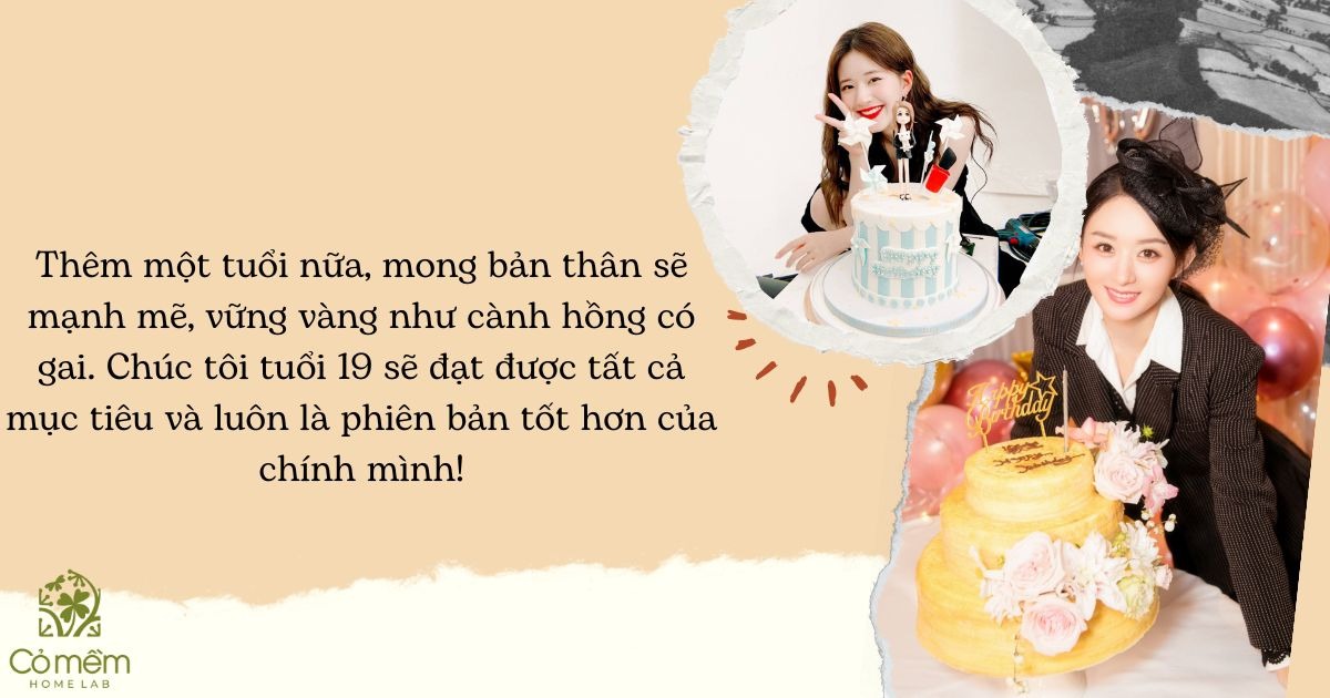 Lời chúc sinh nhật cho bản thân