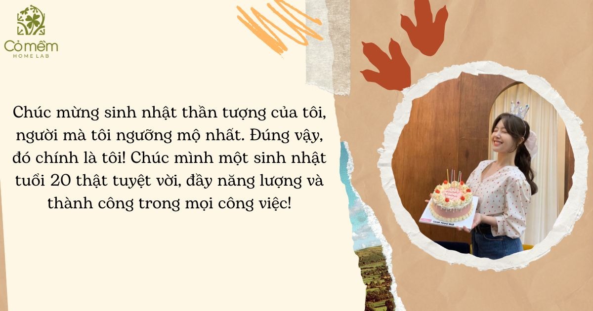 Lời chúc sinh nhật cho bản thân 