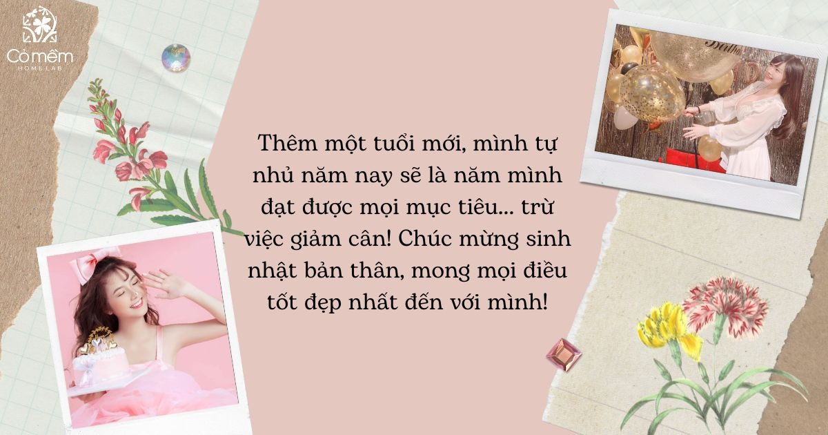 Lời chúc sinh nhật cho bản thân