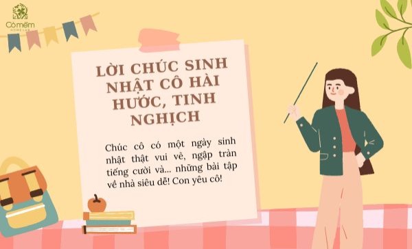 Lời chúc sinh nhật cô giáo