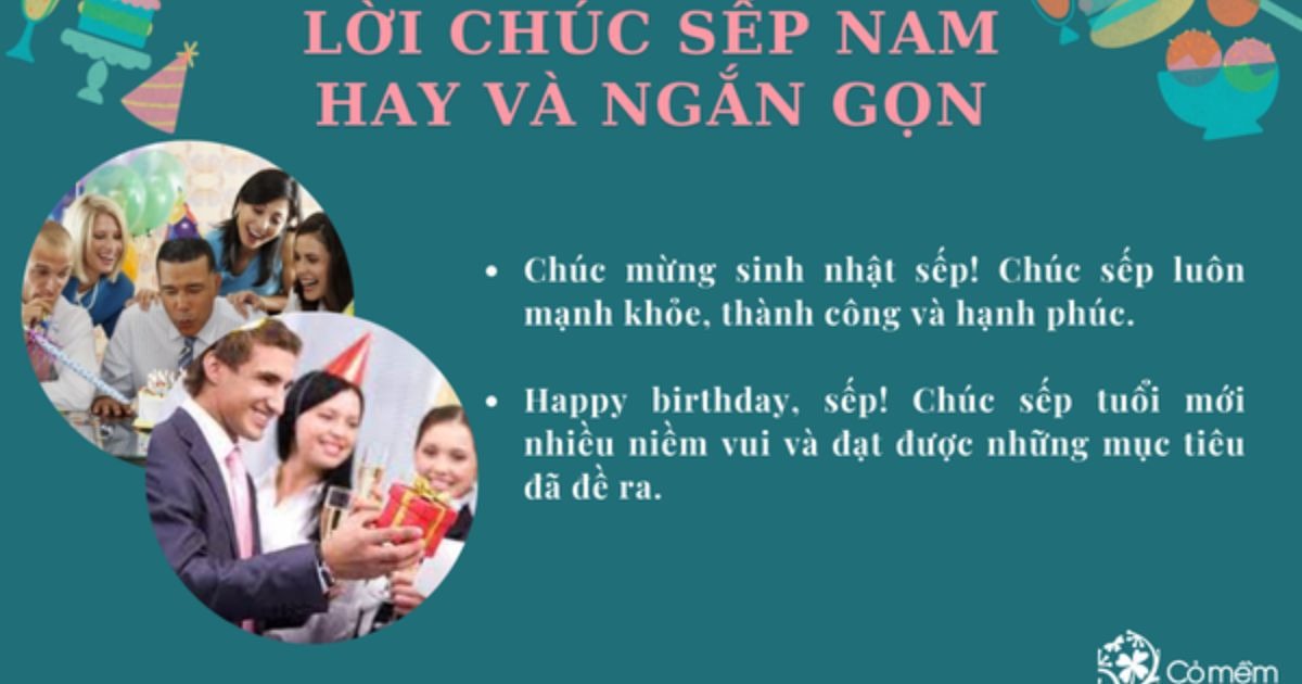 Lời chúc sinh nhật sếp 