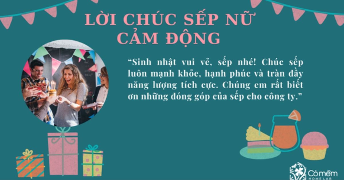 Lời chúc sinh nhật sếp 