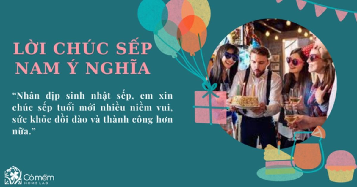 Lời chúc sinh nhật sếp 